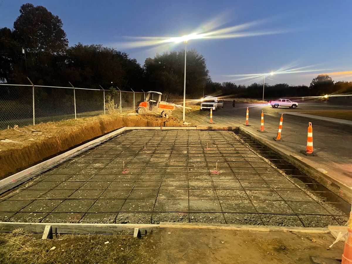 Decorative Concrete for Project X Construction LLC in Tulsa, OK