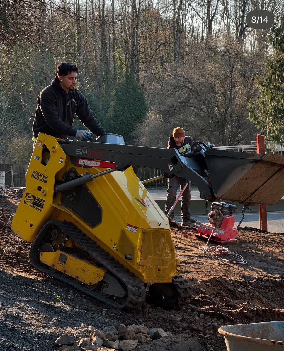 Retaining Wall Construction for MV Landscapes LLC in Everett, WA