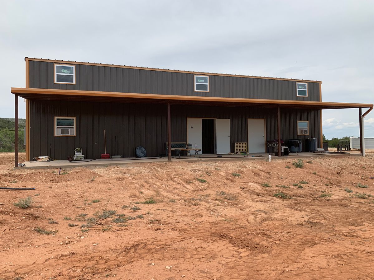 Barndominiums for Bean Welding & Construction LLC in Ballinger, TX