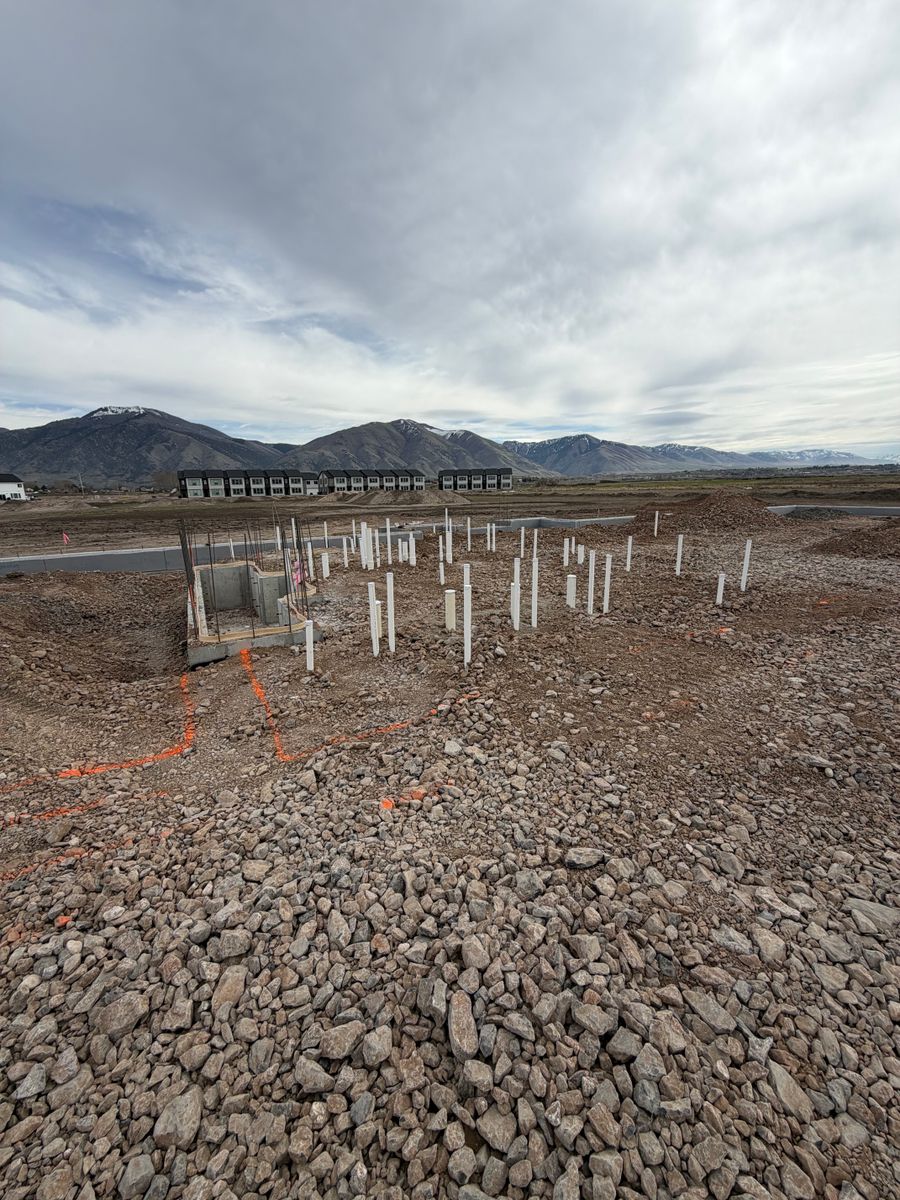 Site Preparation for Double C Plumbing & Excavation in Tremonton, UT
