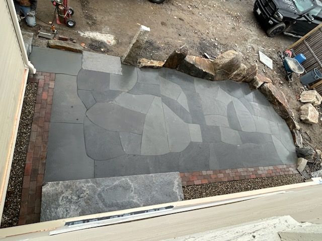 Patio Design & Construction for Organic Innovations Stonework and Design in Brunswick, ME