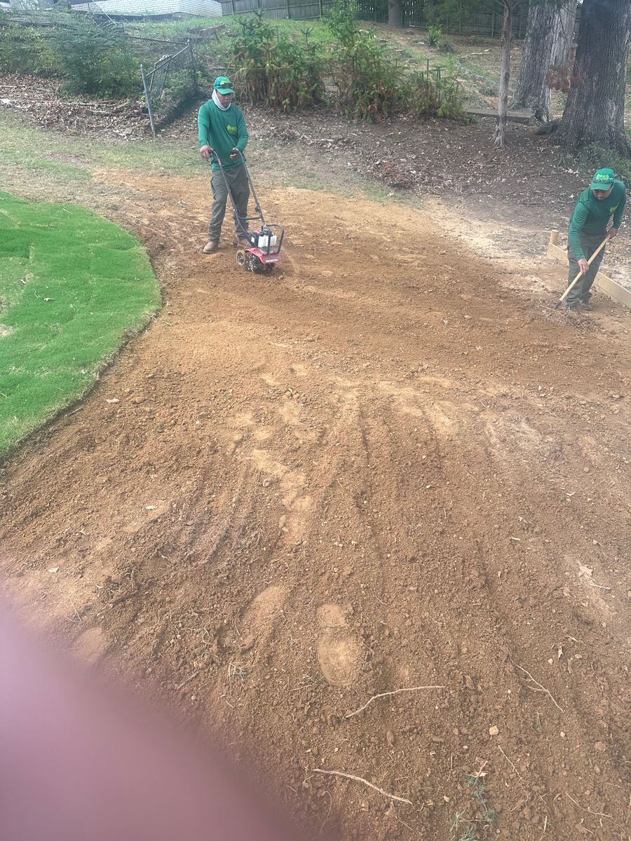 Sod Installation for Kingdom Landscaping in Memphis, TN