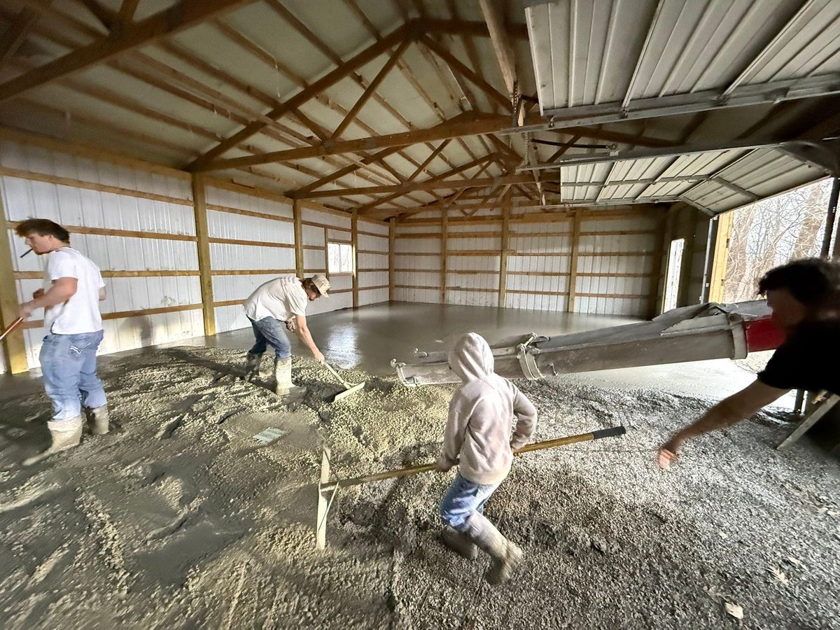 Basement, Block-Wall, Poured-Wall, & Other Foundations for Whitfield Concrete Construction in Solsberry, IN