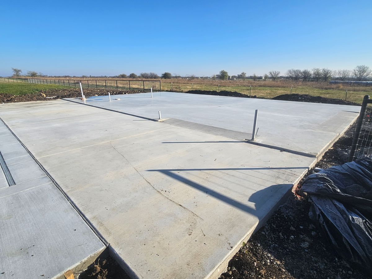 Concrete Flatwork for TX Makers Construction in Springtown, TX