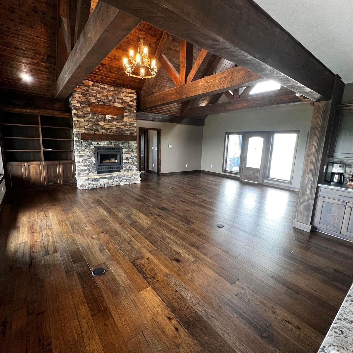 Hardwood Floor Installation for Ellis Custom Floors in Newport, Washington