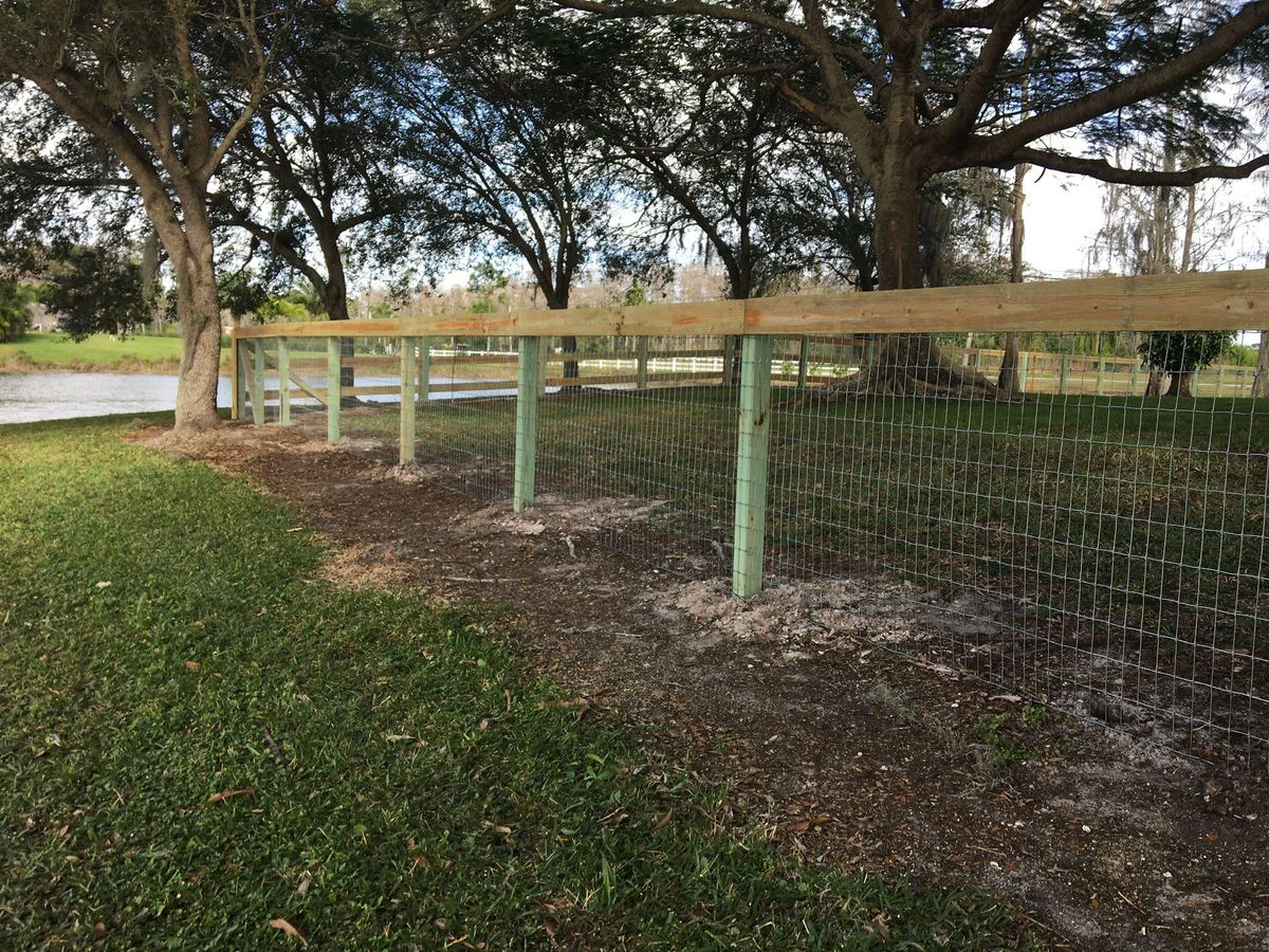 Fencing for Florida Native Equestrian Development in Central Florida, FL