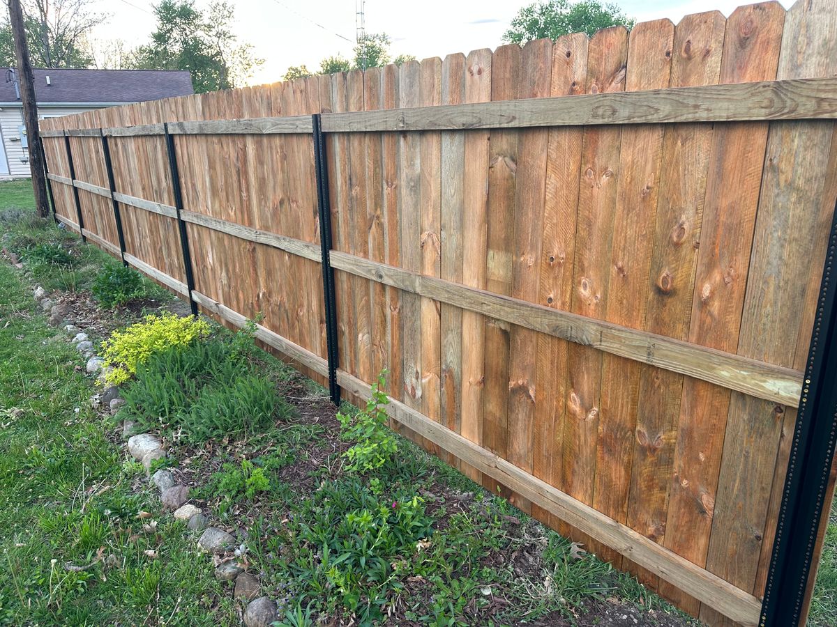 Fence Installation for Martinez and Sons Fence in Centralia, IL