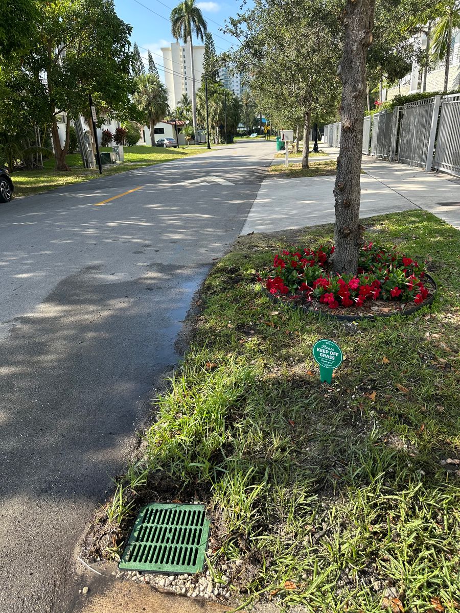 French Drainage Install for Perrone Irrigation in Coral Springs City Center, FL