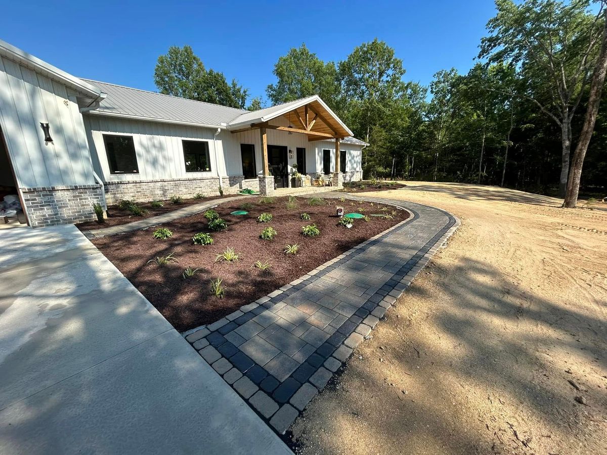 Landscape Installation for Trophy Outdoor Solutions in Lexington, SC