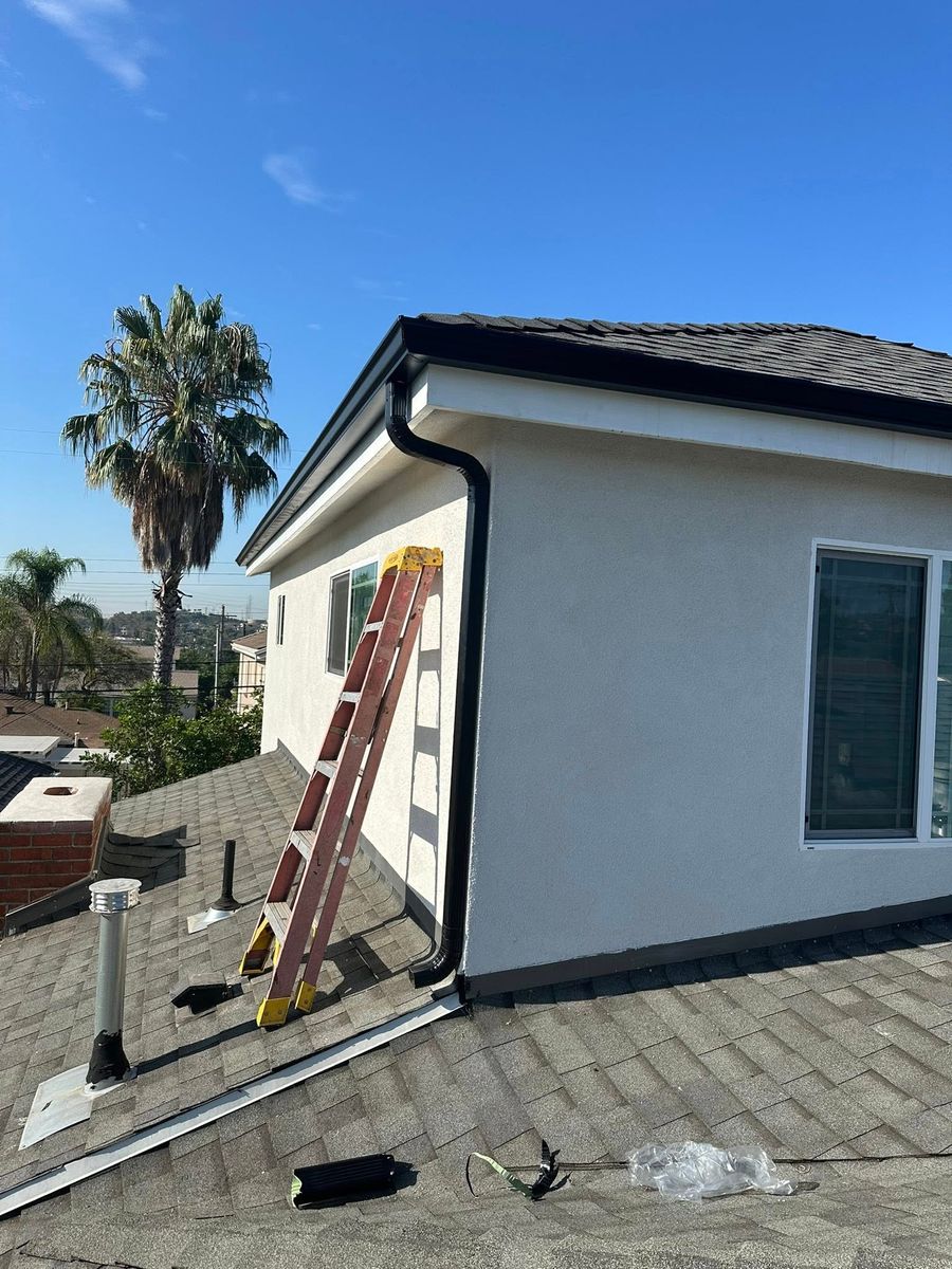 Gutter Installation for TruFix Roofing in Los Angeles, CA