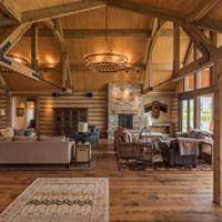 Staining for True Blue Logworks LLC in Corvallis, MT