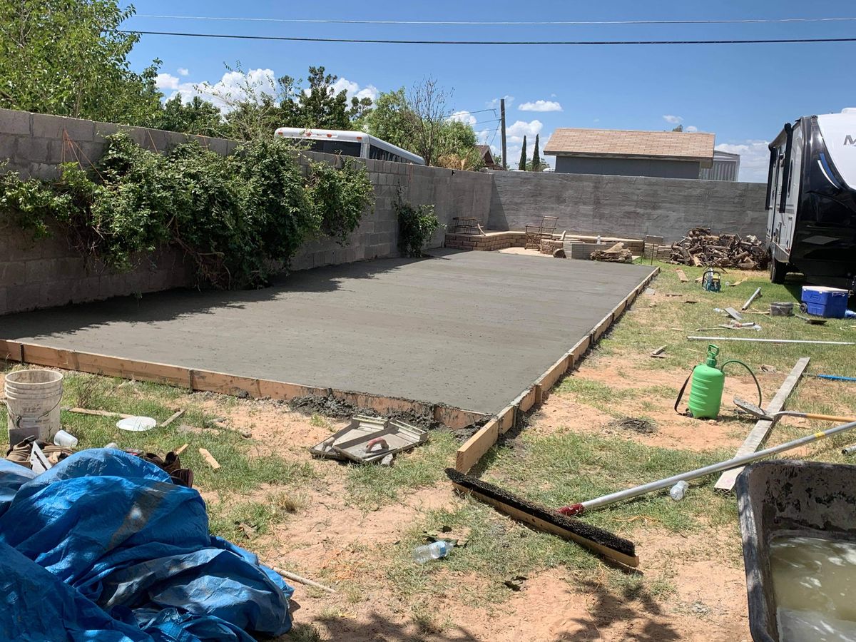 Monolithic and Floating Slabs for Gordo’z Concrete & Maintenance in El Paso, TX