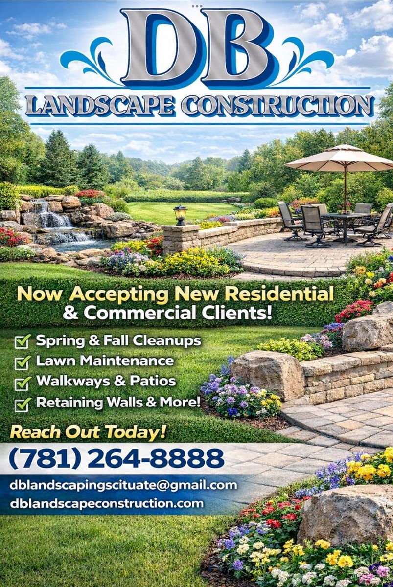 Fall Clean Up for DB Landscape Construction in Scituate, MA