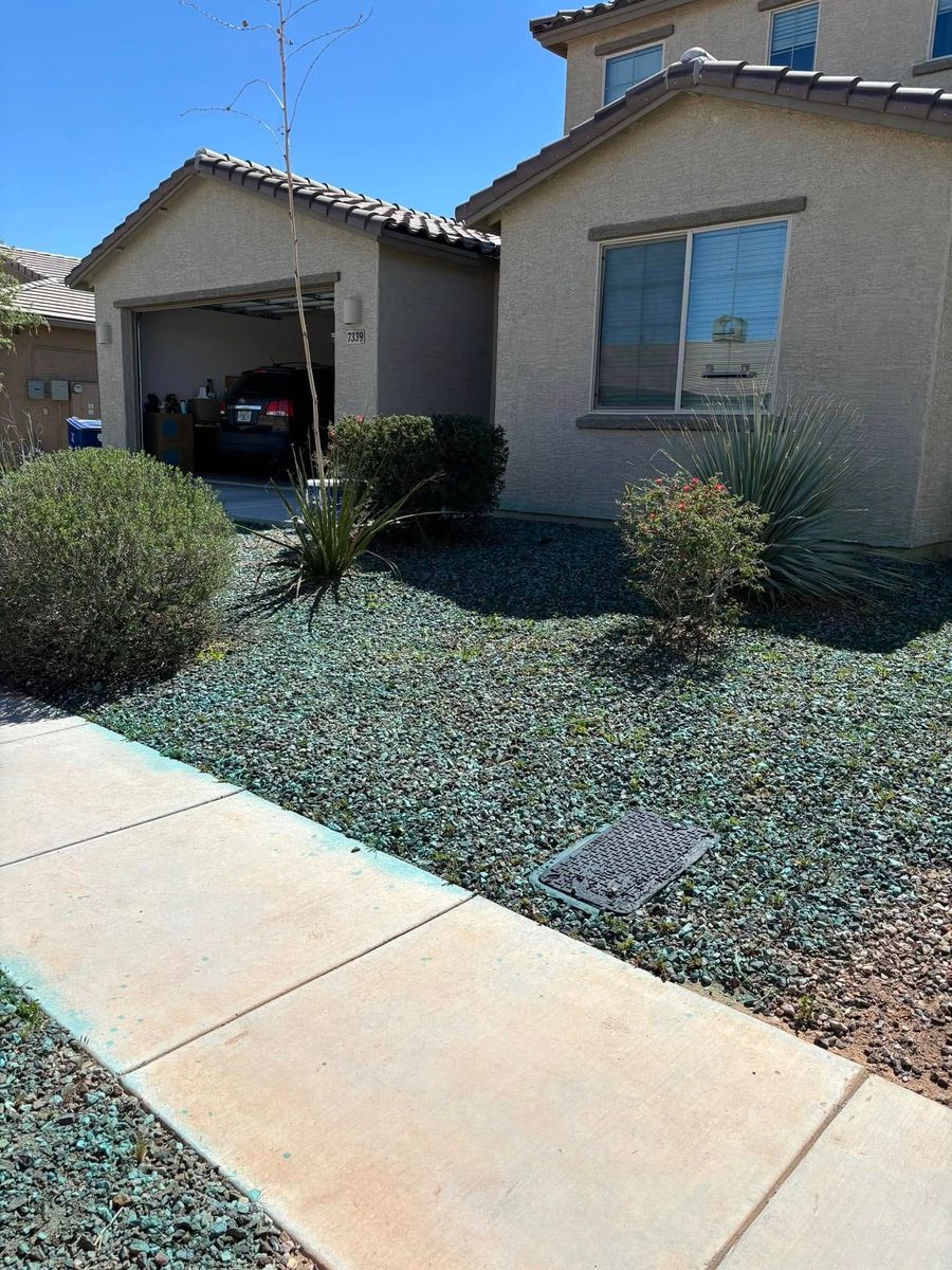 Mulch Installation for LM Landscapes & Irrigation LLC Verified Account in Marana, AZ