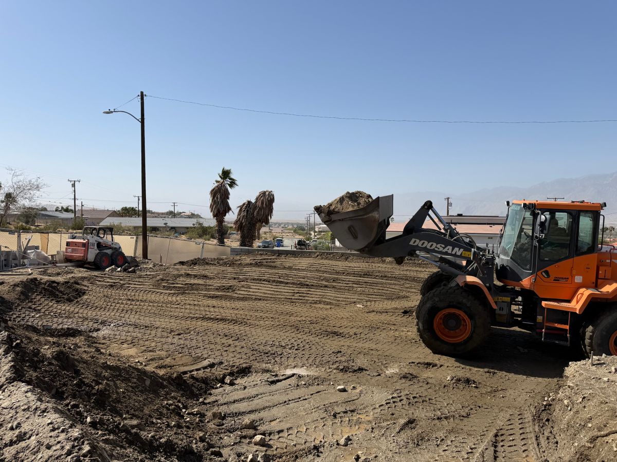 Grading for P&C Earth Works in Riverside County, CA