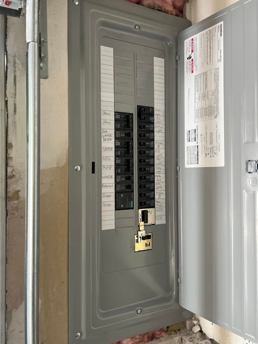 Electrical Panel Upgrades for Shane M. Field Electrician in Templeton, MA