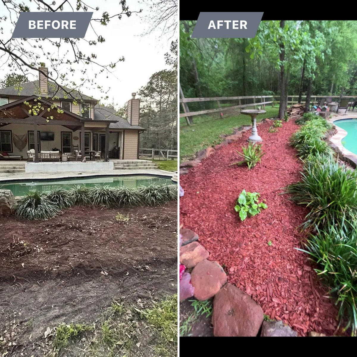 Landscape Design for Total Terrain Services in Montgomery, TX