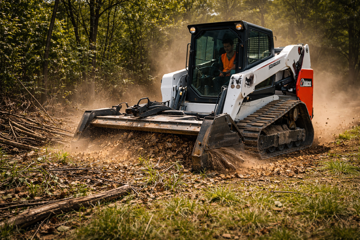 Site Leveling and Grading for Northern Summit Landworks in Little Falls, MN
