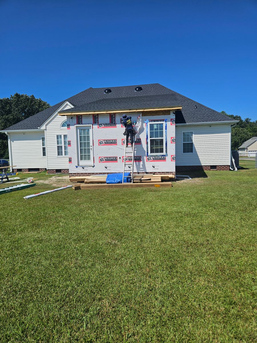 Home Additions for Ruben R construction LLC in Mount Olive, NC