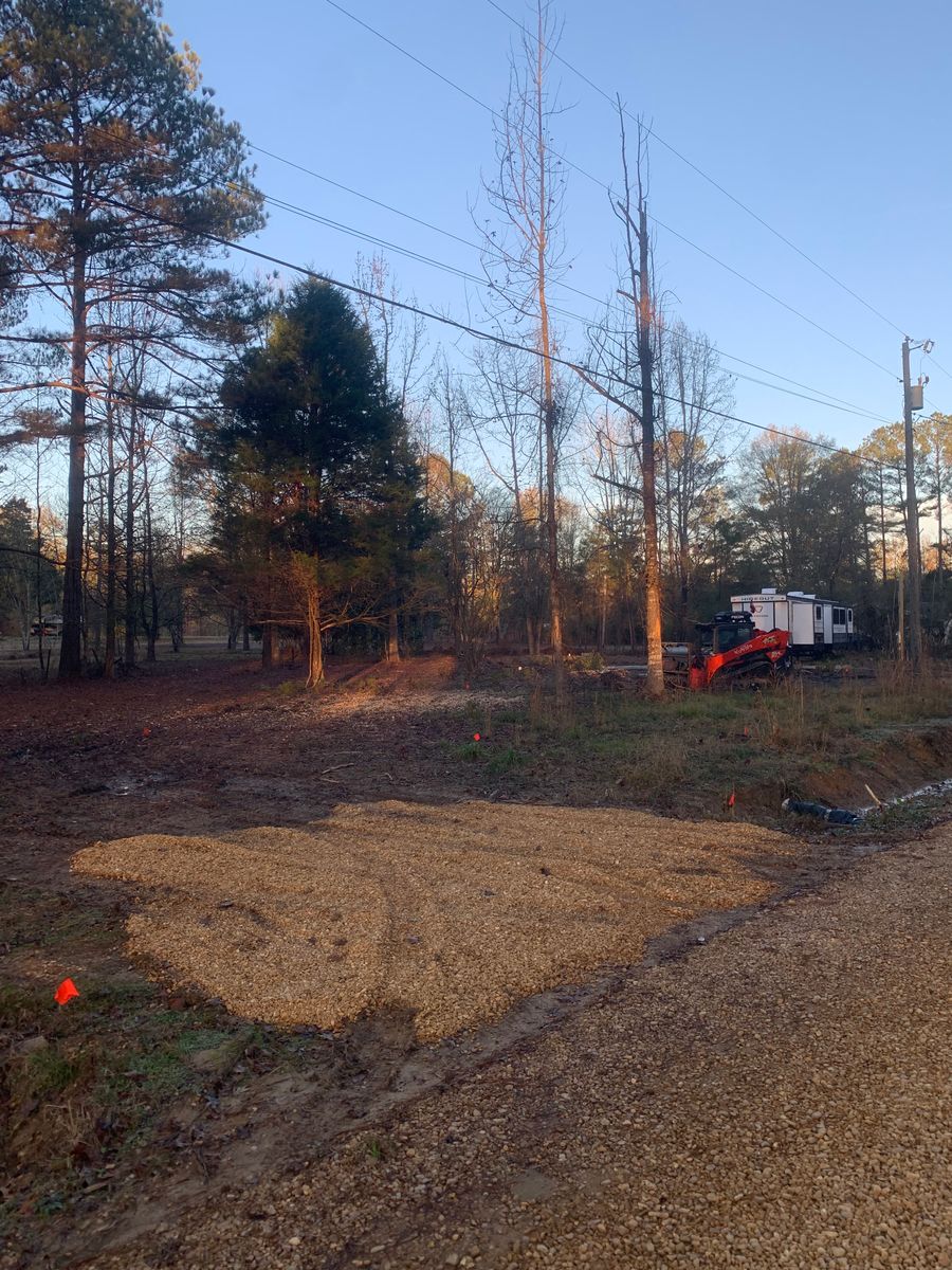 Residential & Commercial Excavation for Polasini Land Development in Starkville, MS
