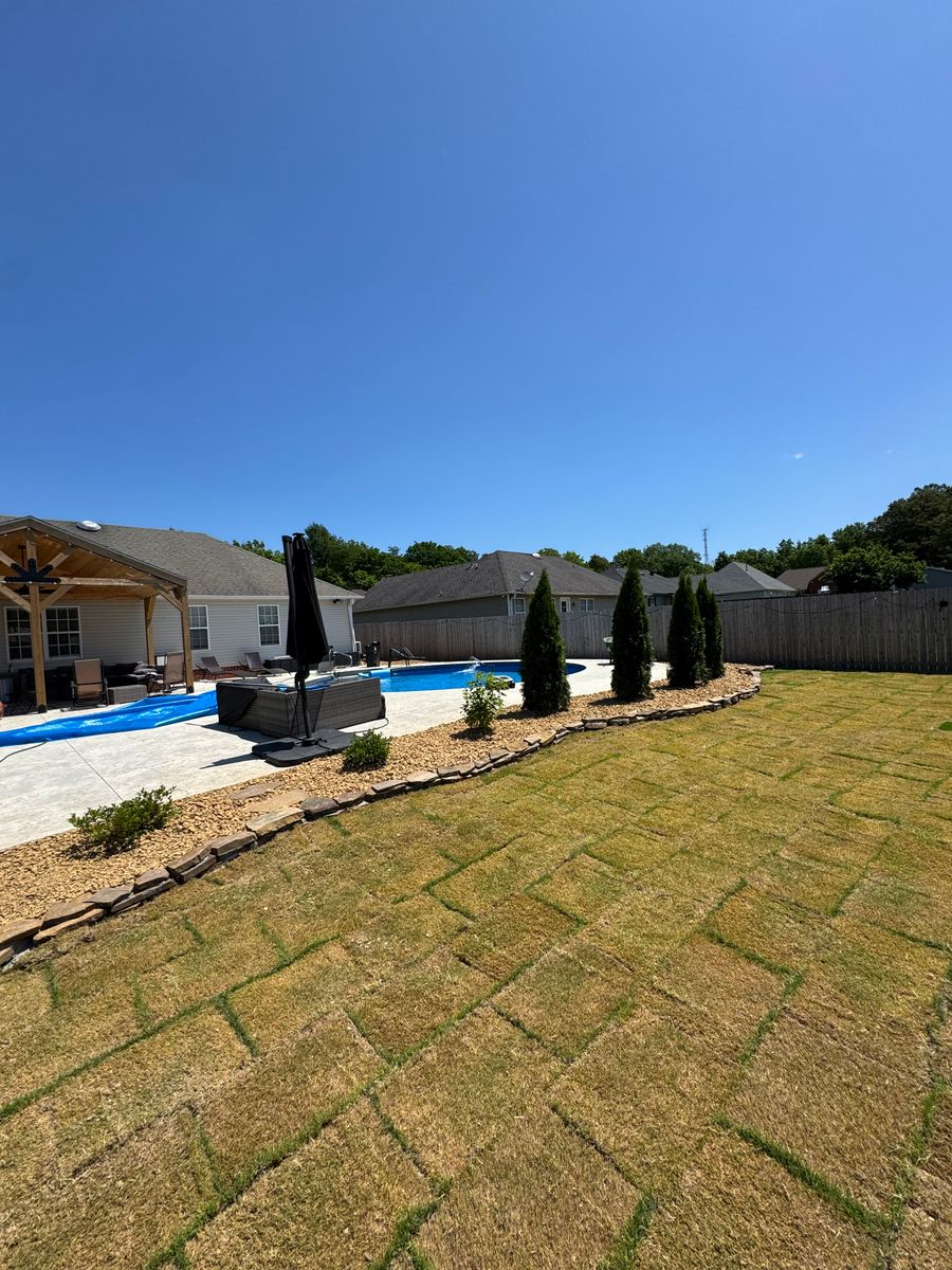 Sod Installation for Kelso's Lawn Maintenance in Medina, TN