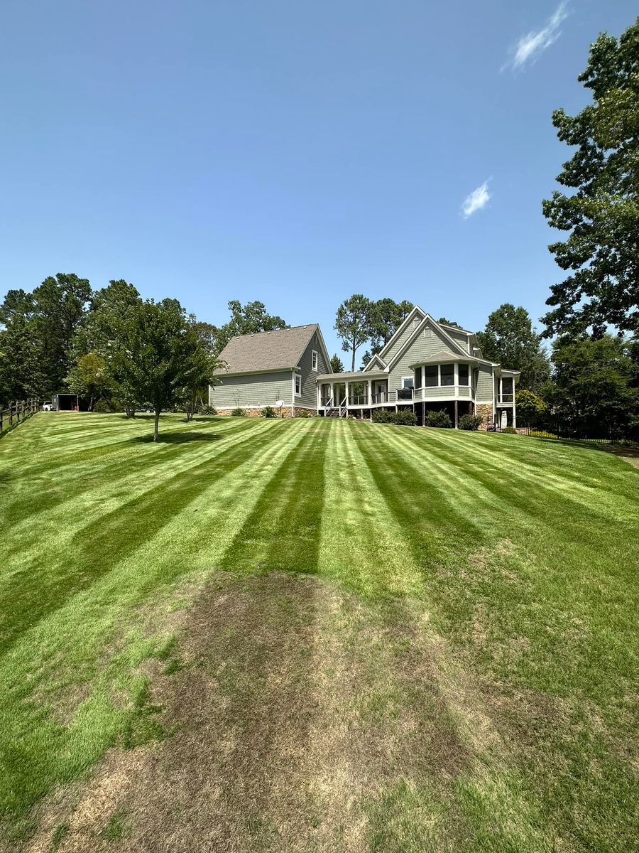 Mowing for Jameson’s Landscaping & Pressure Washing in Eatonton, GA