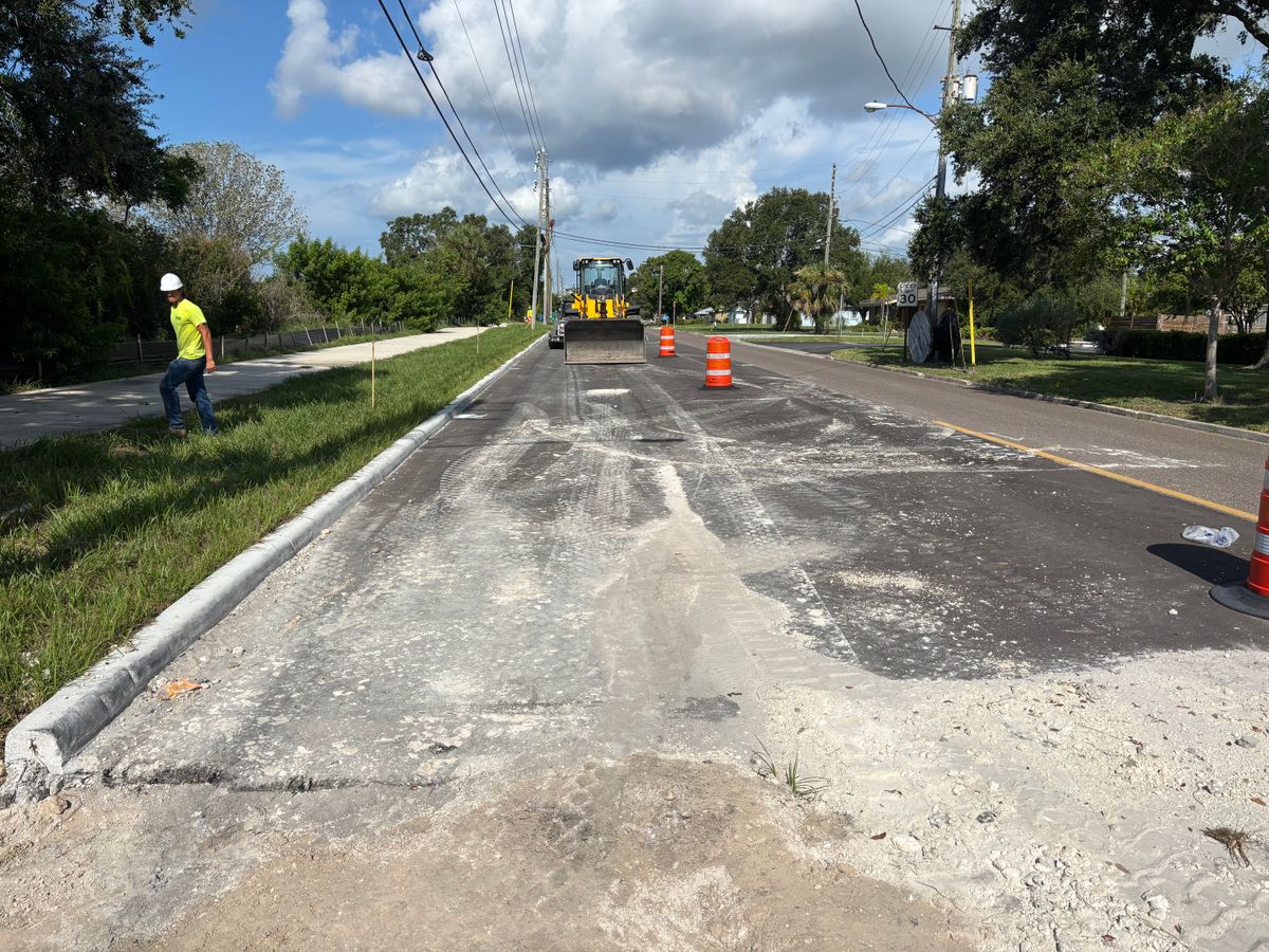 Site Preparation for Parker Land Services in Lakeland, FL