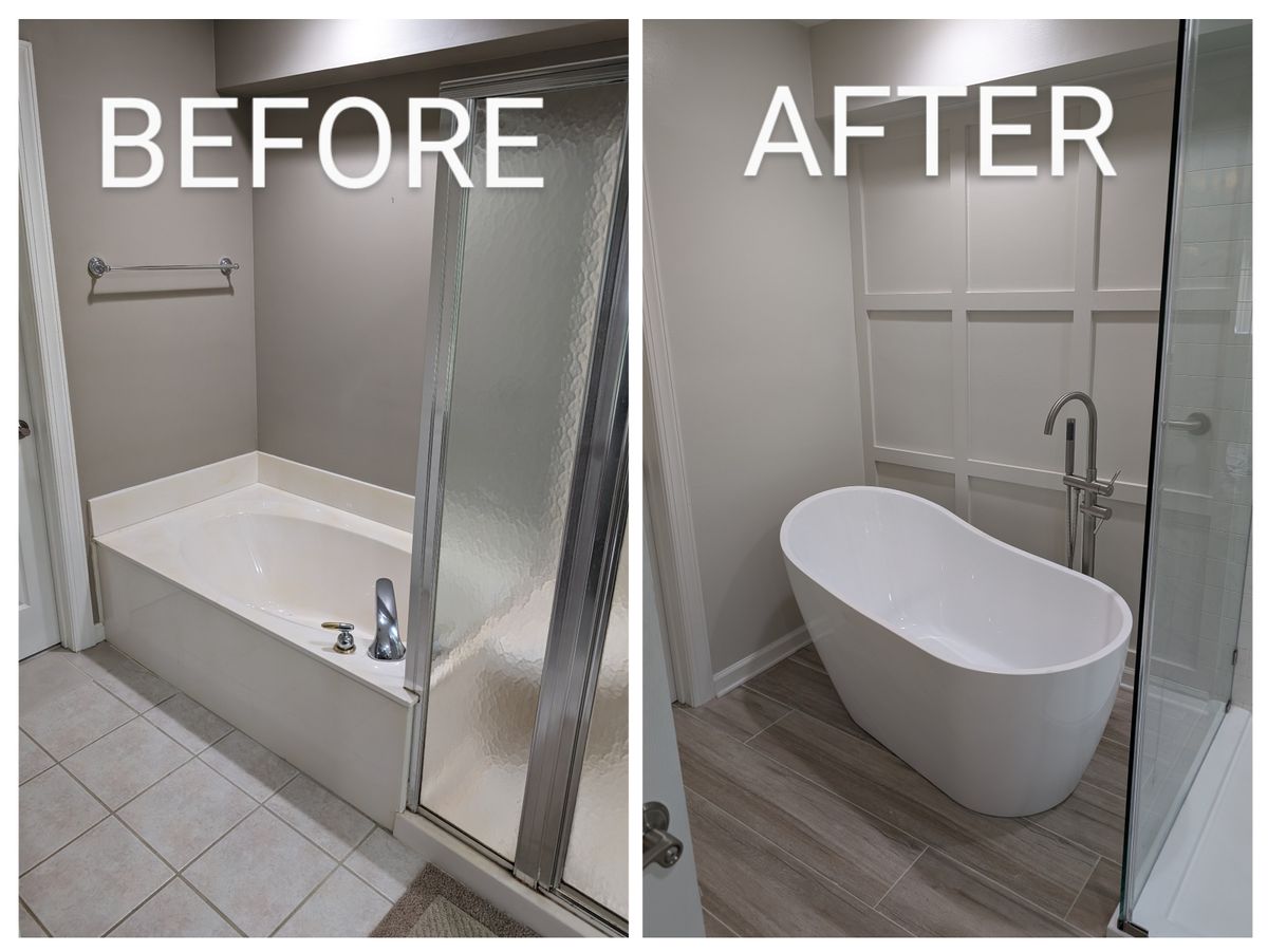 Full Bathroom Remodel for Brick City Bath in Sanford, NC