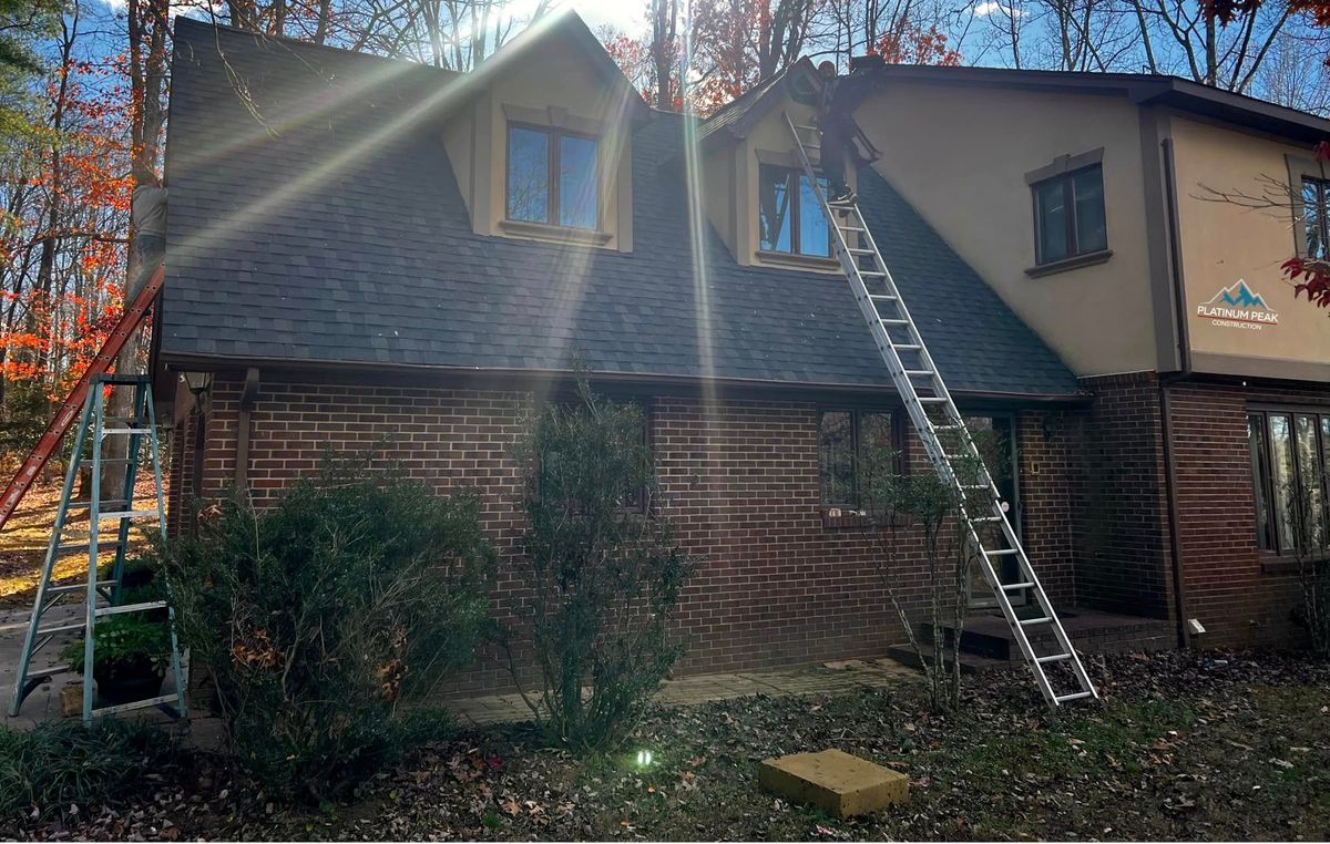 Gutter Maintenance for Platinum Peak Construction in Wilkes County, NC