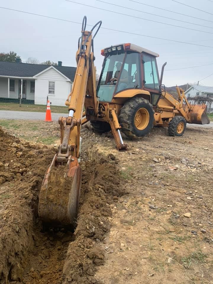 Foundation Digging for Sprouse’s Hauling and Excavating in Craigsville, VA