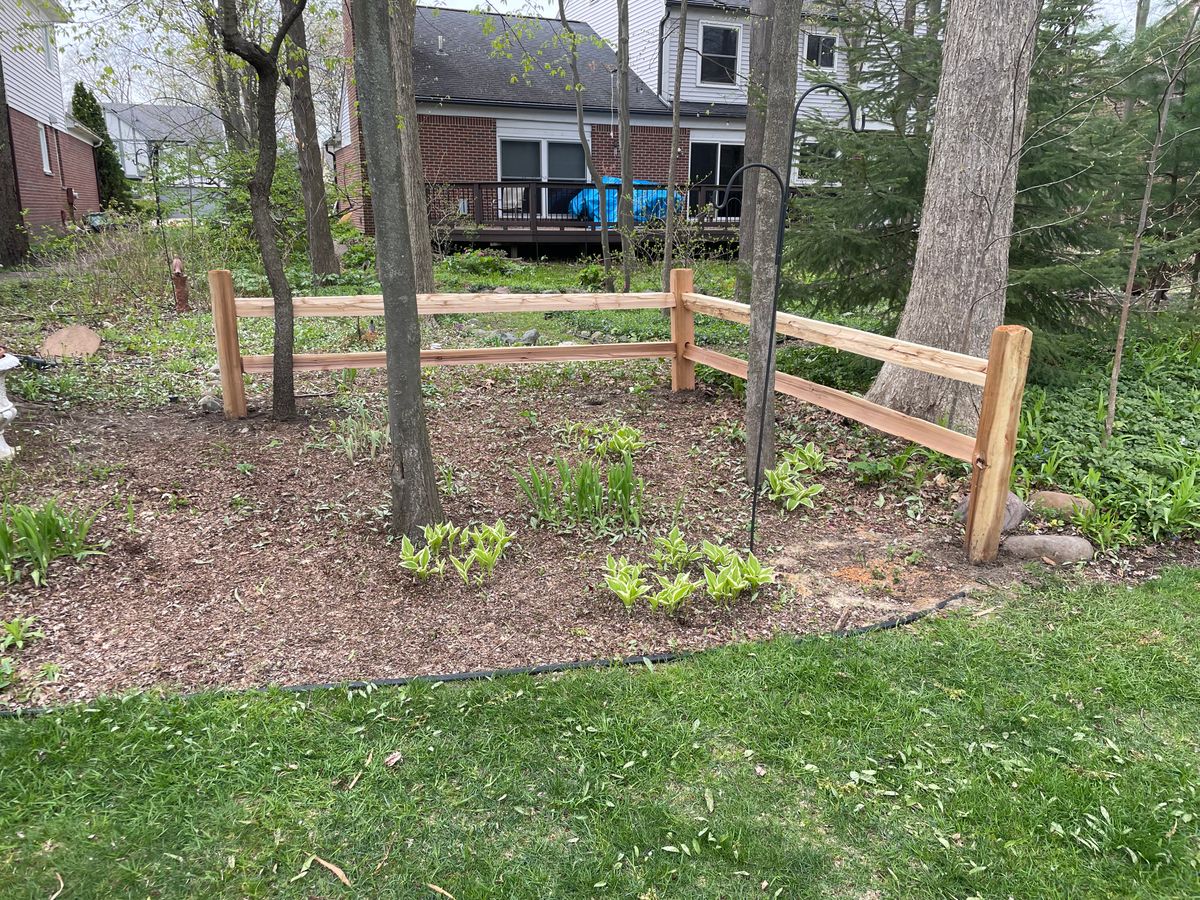 Fence Installation for TMF Services in Lapeer County, MI