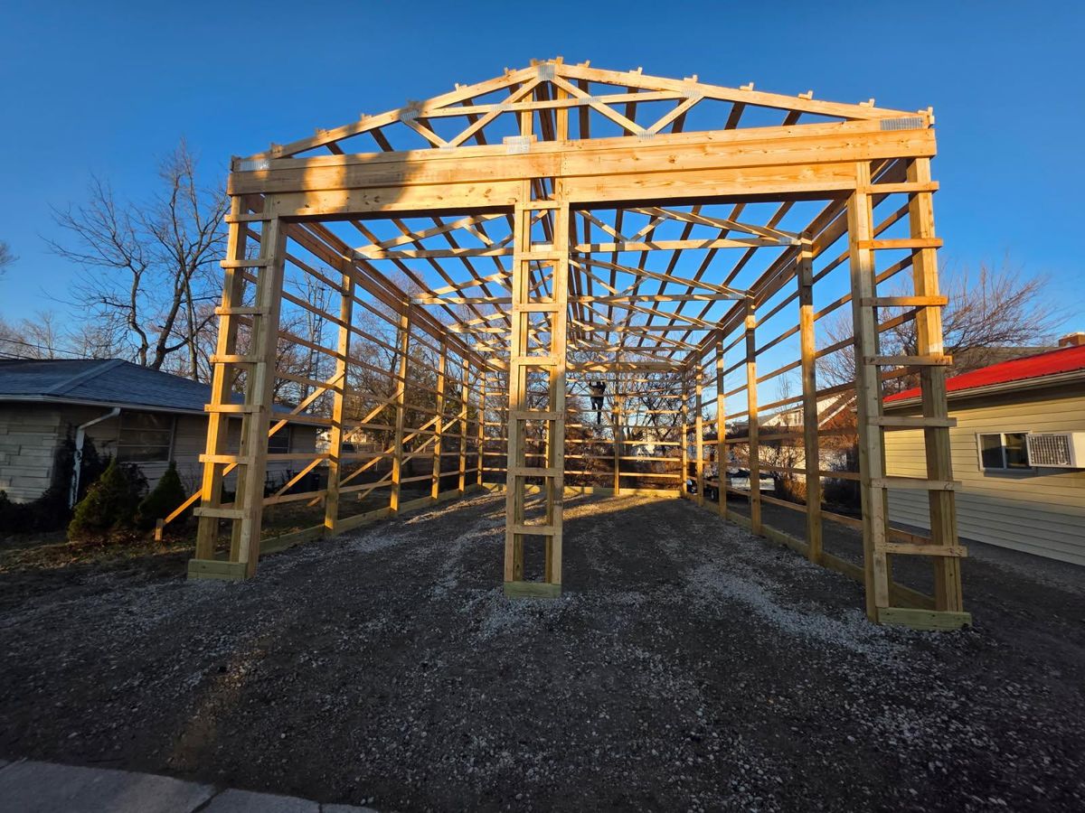 Pole Barns for 618 Construction  in Olney, IL