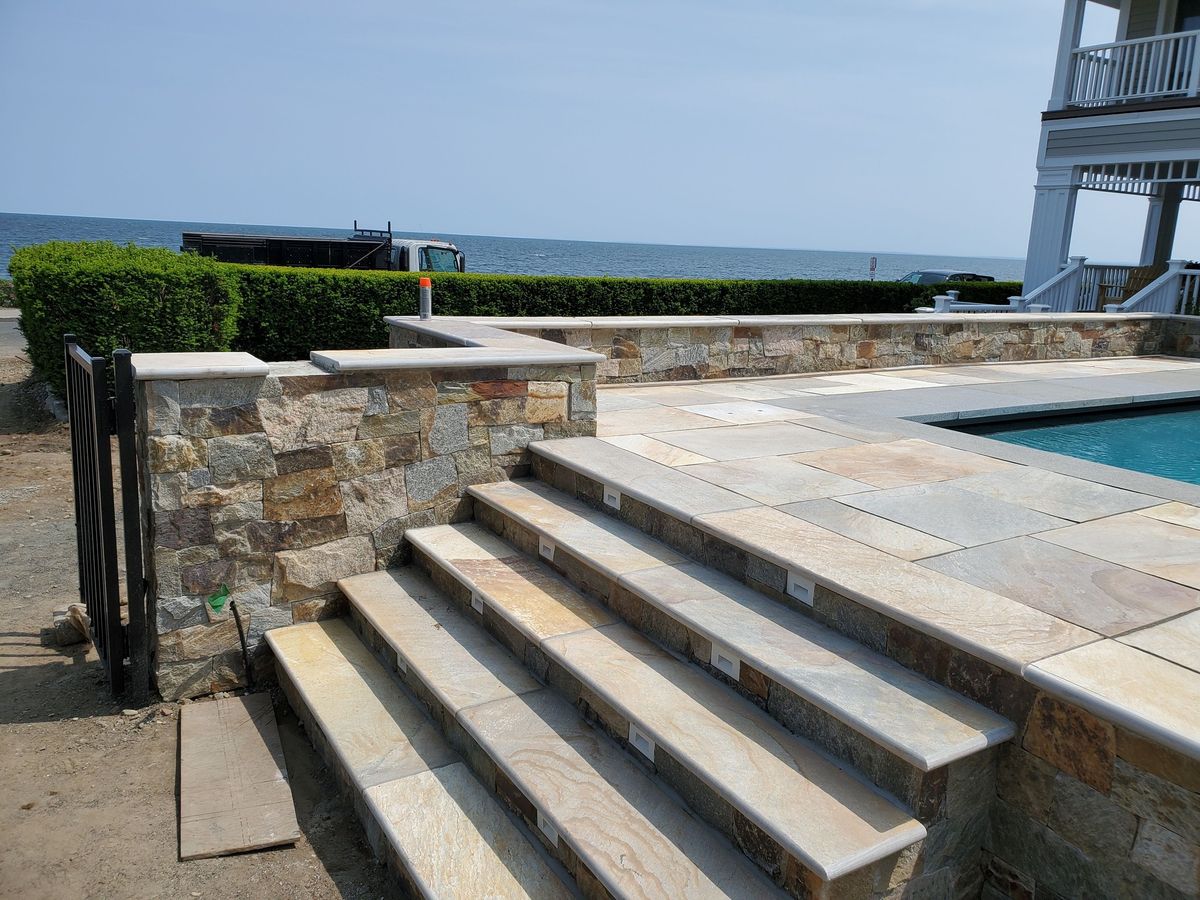 Landscape Installation for Glen R. Guilman Construction in Goshen, CT