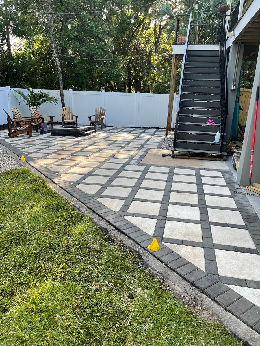 Hardscape Installation for Oceanfront Landscape in St. Petersburg, FL