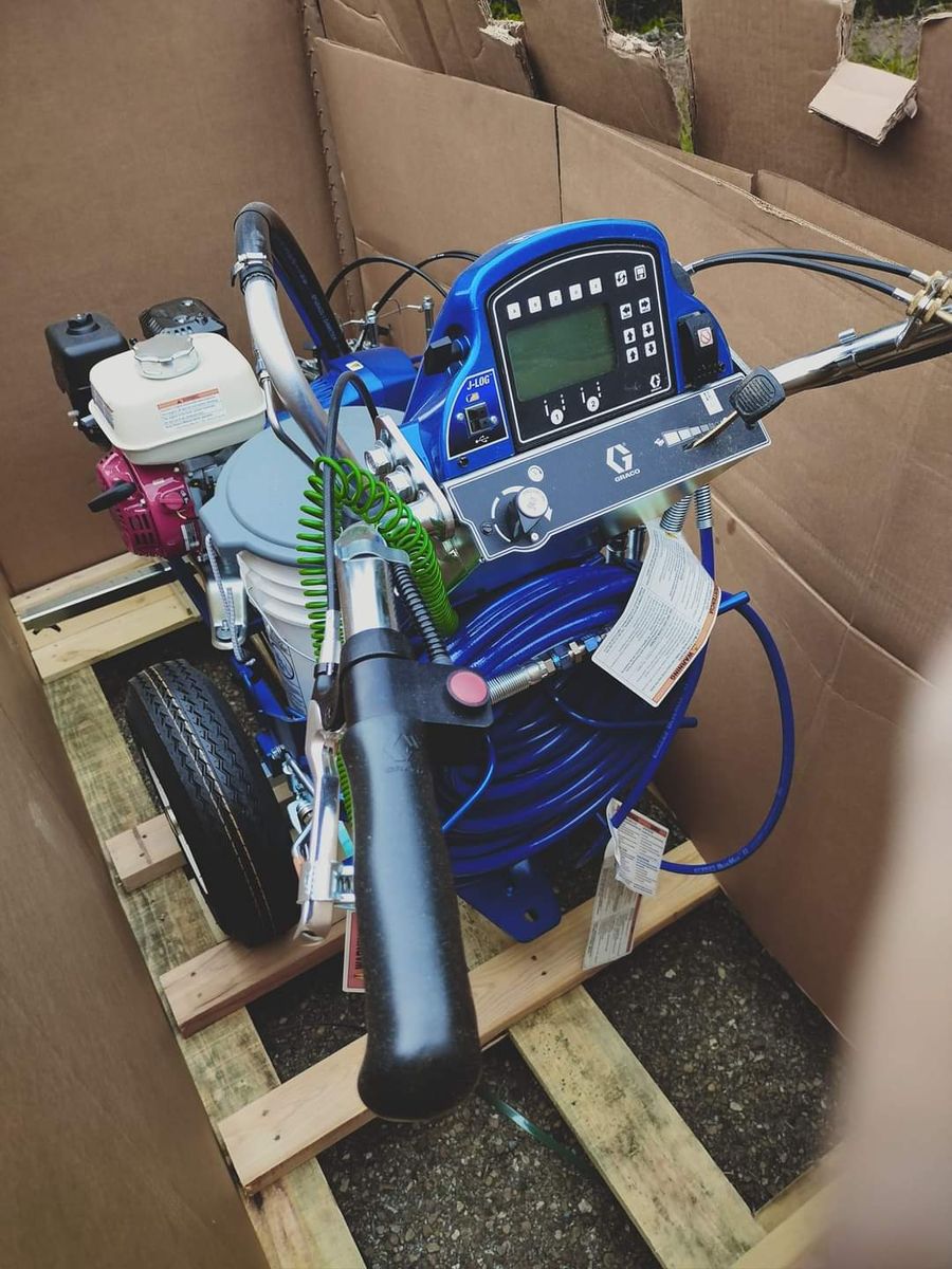 Signage for Stripe A Lot in Knoxville, TN