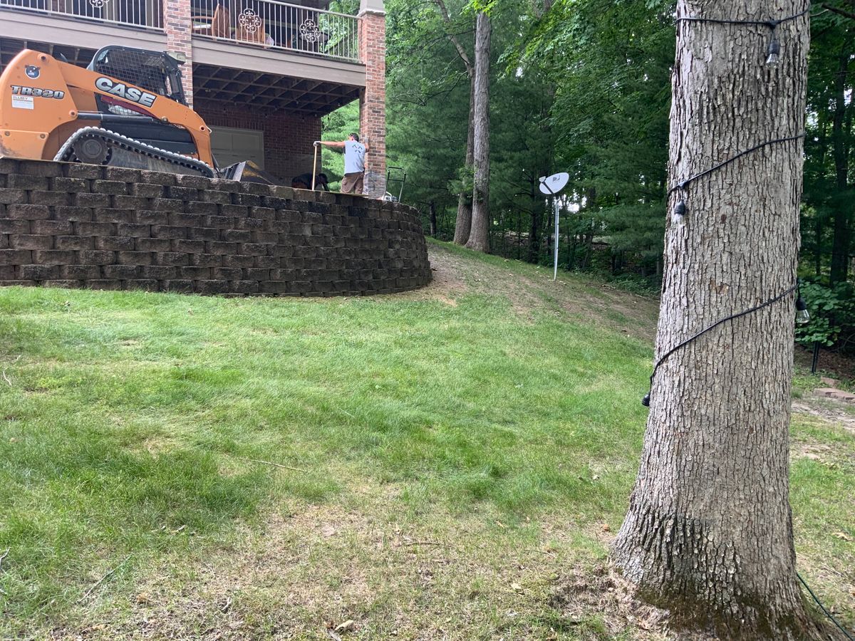 Landscape Installation for Mayfield Landscaping in Staunton, IL