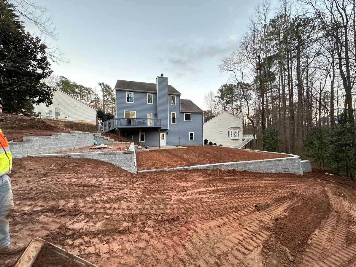 Retaining Walls for 360 Grading and Concrete in Bremen, GA