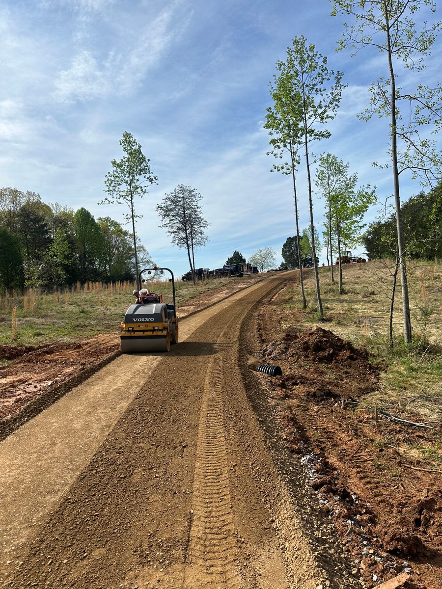 Grading for James R Carter Paving in Roanoke, VA