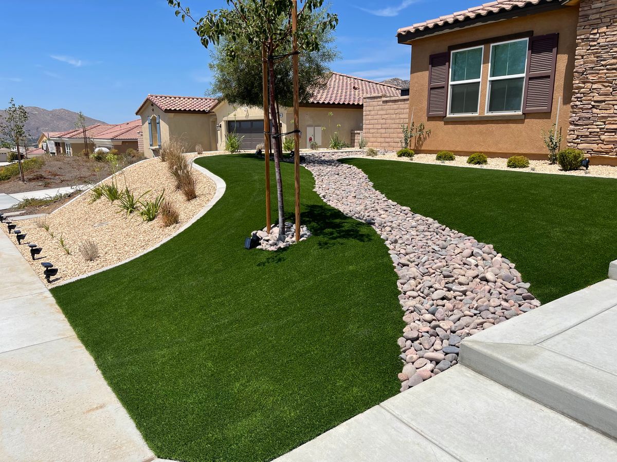 Concrete for Aidan Jade Landscaping in Riverside County, CA