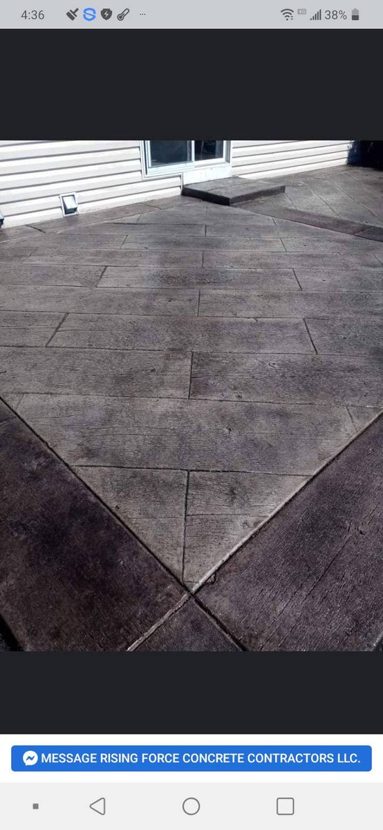 Concrete Slab Construction for Rising Force Concrete Contractors LLC in Cheyenne, WY