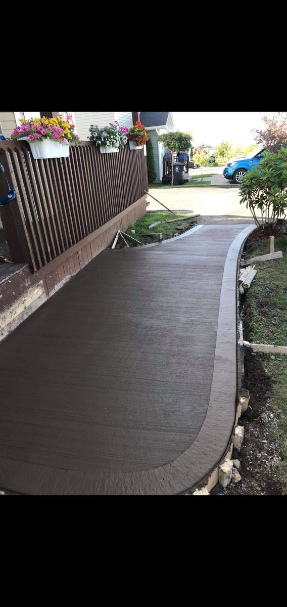 Sidewalk Installation for Mafileo Concrete in San Francisco, CA