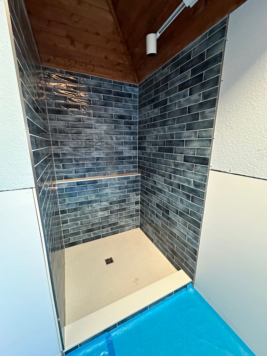 Bathroom Renovation for Salt Side Construction in The Outer Banks, NC