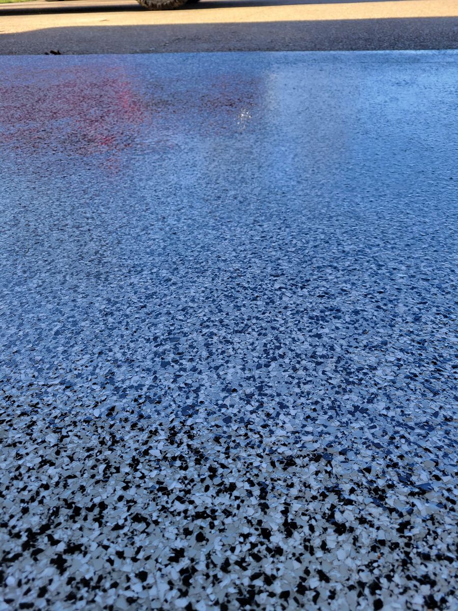 Epoxy Coatings for HF Flatwork and Hines Farms Excavating in Old Monroe,, MO