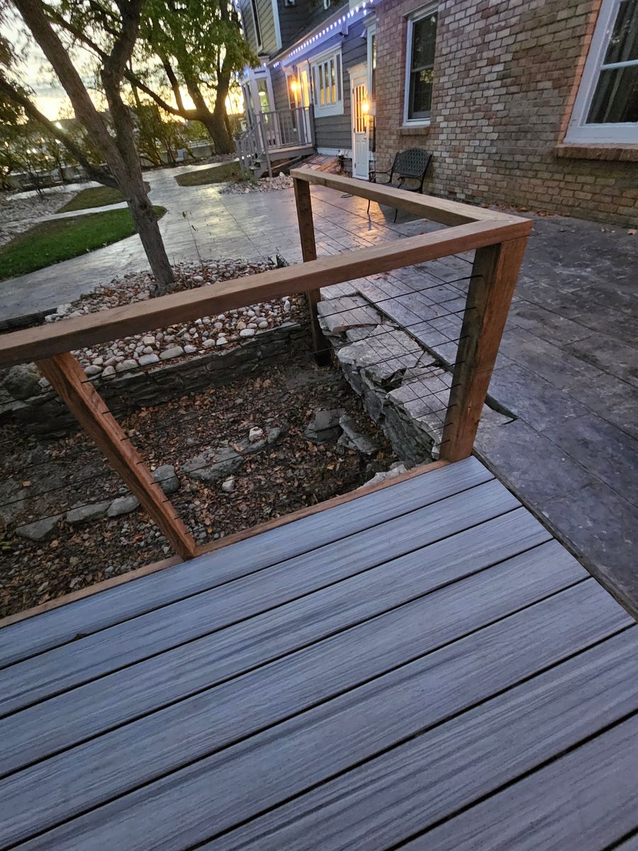 Cable Railing Systems for Timber Concepts  in Oconto, WI
