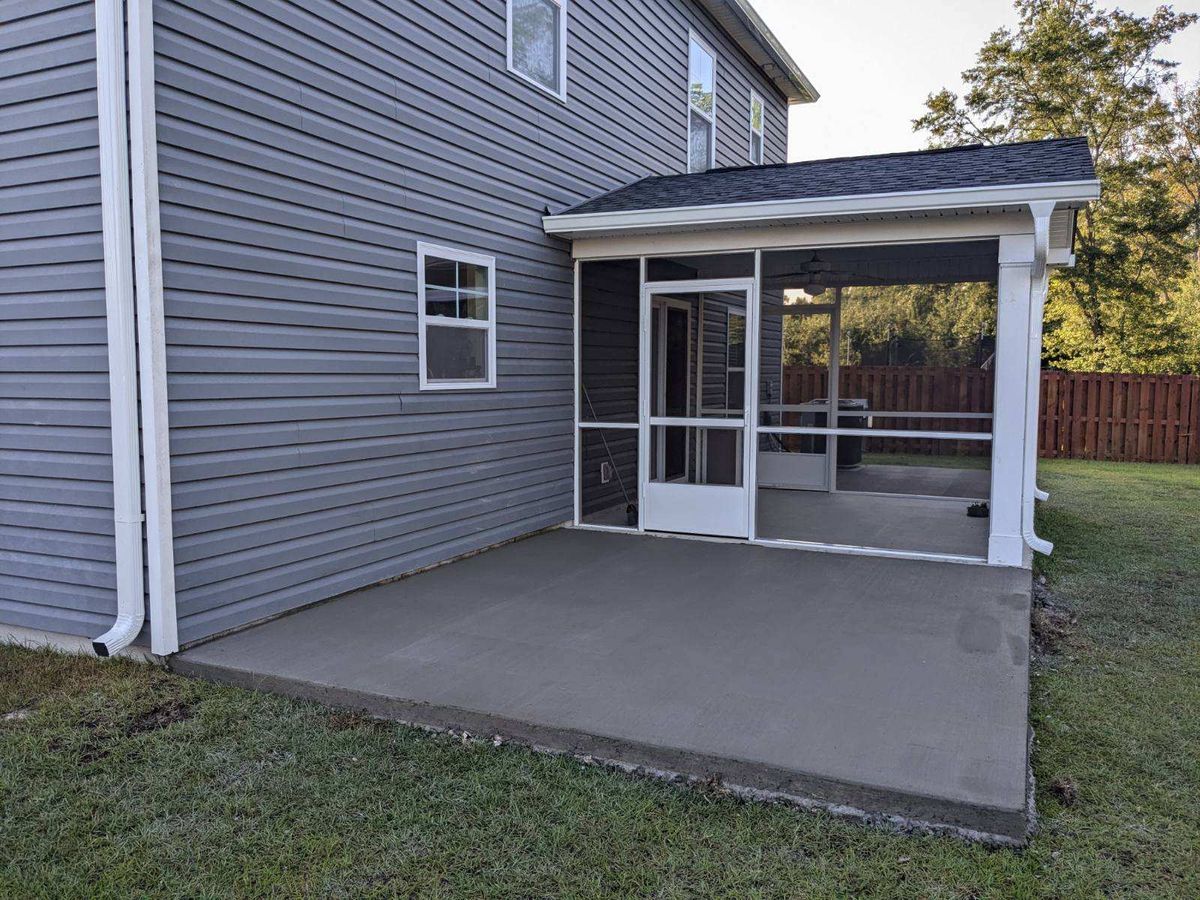 Screen Porch Installation for JB Nealy Fence in Elgin, SC