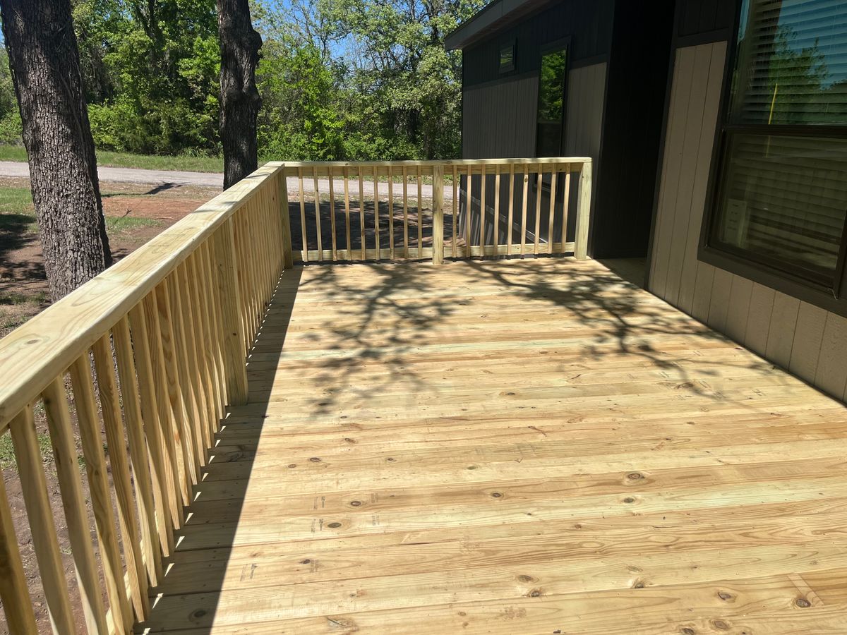 Decks & Handicap Ramps for BAKER Carpentry in Joshua, TX