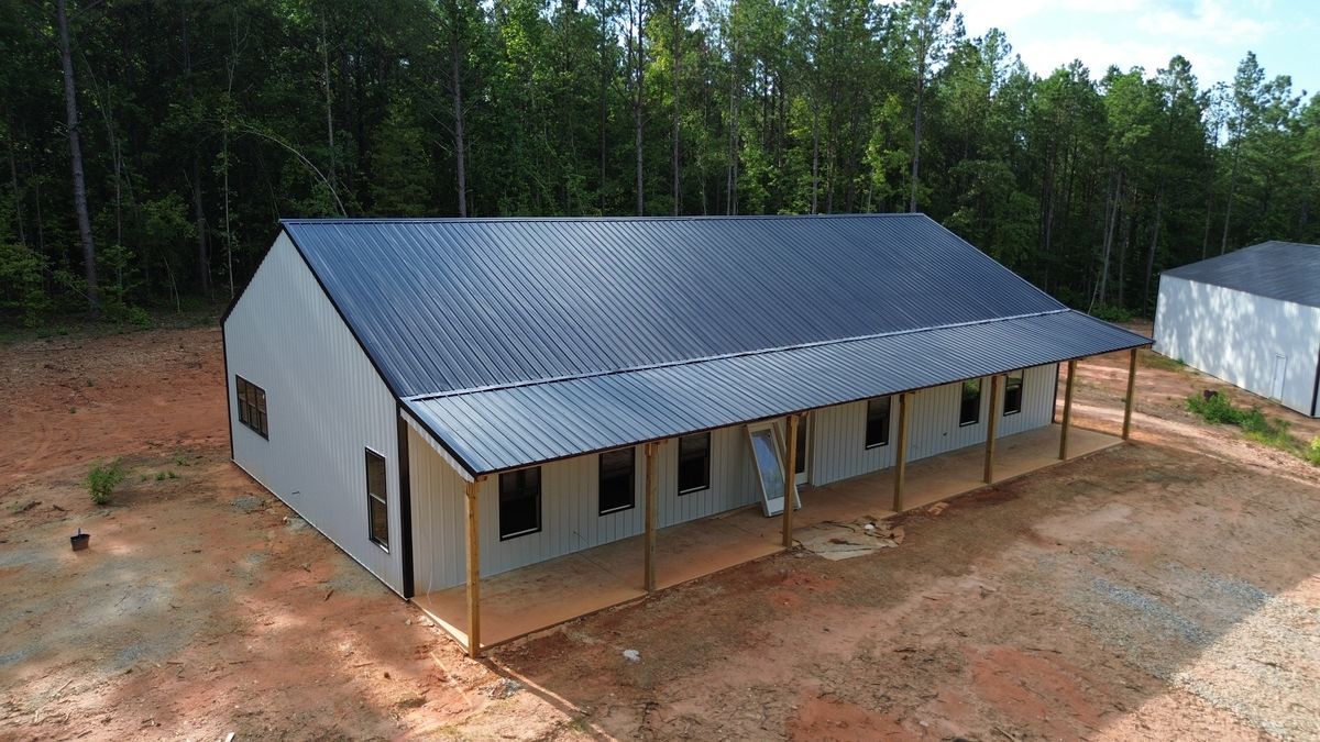Pole Barn Construction for A Carpenter's Son in Williamson, GA
