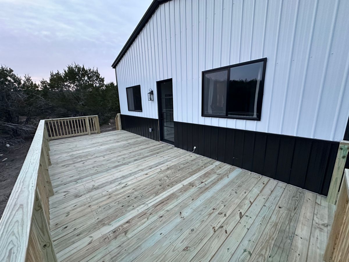New Deck Builds for Timberline Deck and Patio LLC in Waco, TX