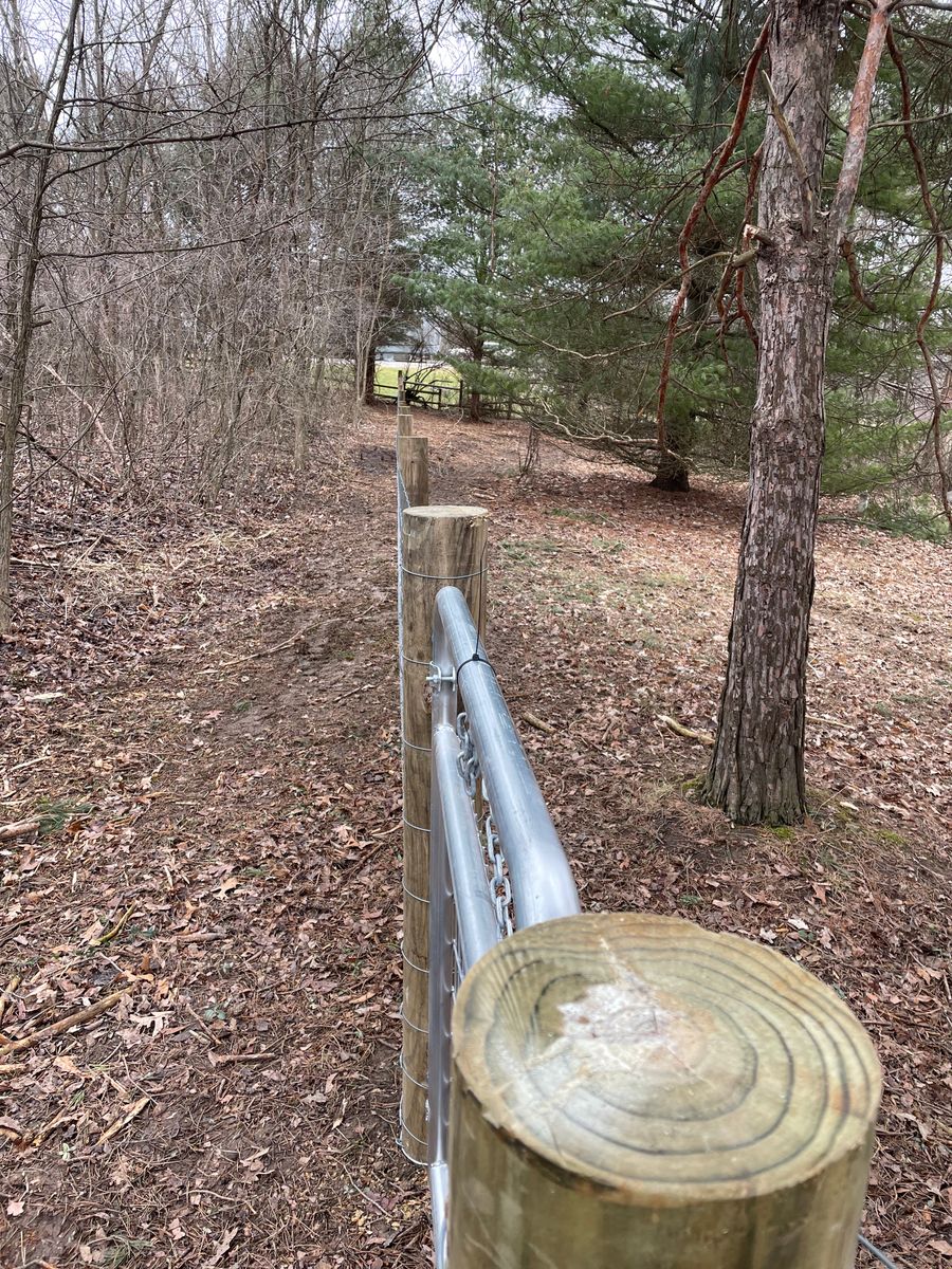Fence Installation for TMF Services in Lapeer County, MI