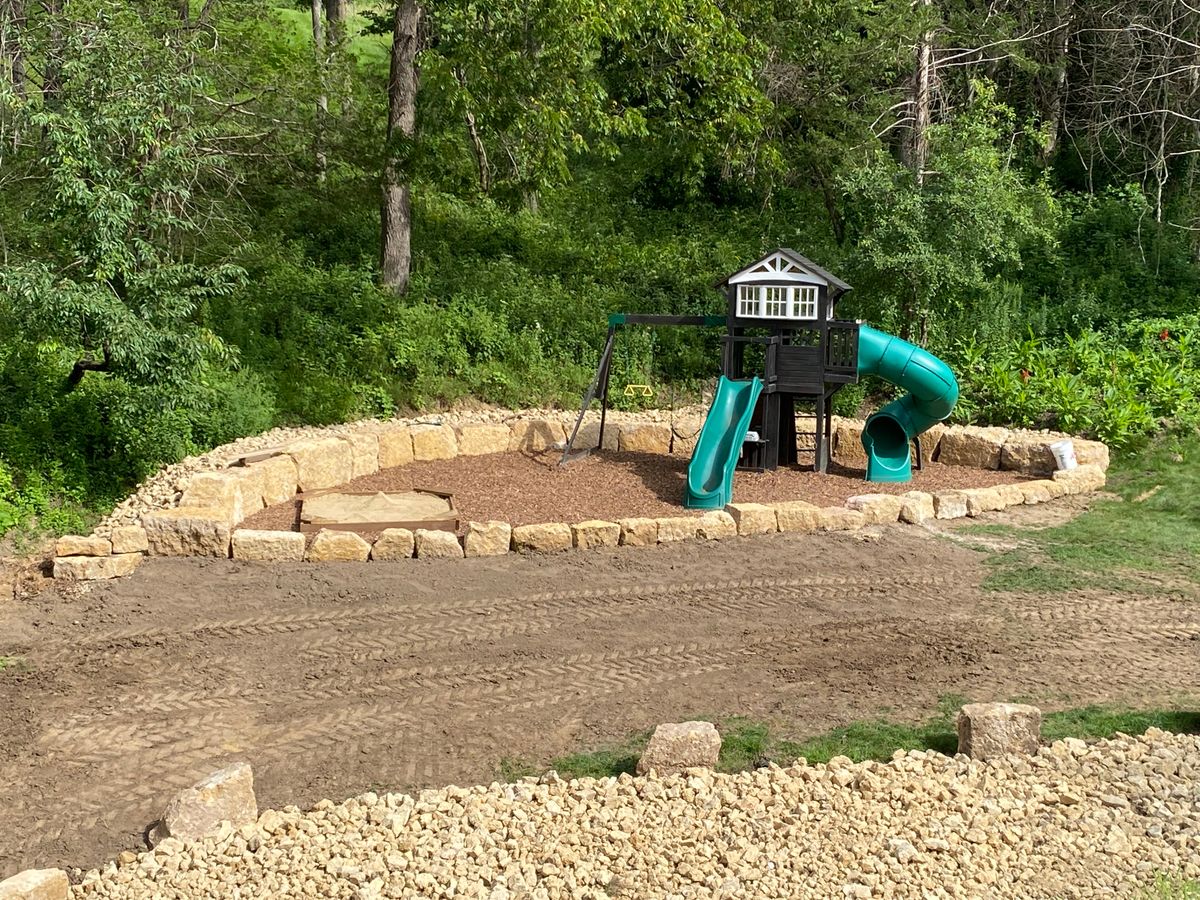 Retaining Walls for TDC Excavating in Dubuque, IA
